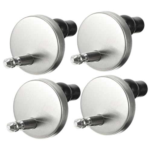 Kisangel 2 Sätze Edelstahl Wc Sitz Befestigung Schnellverschluss Scharniere Toilettendeckel Schrauben Reparatur Zubehör Kompatibel mit Standard Toilettensitzen von Kisangel