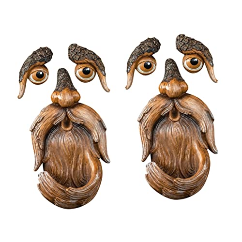 Kisangel 2 Sätze Vogelhäuschen mit Baumgesicht Wasser Baumgesichtsdekorationen Baumgesichter im Freien alt lustige gartendeko Baumgesicht Dekoration Baum Gesicht Gartendeko für draußen Harz Kisangel 2 Sätze Vogelhäuschen mit Baumgesicht Wasser Baumgesichtsdekorationen Baumgesichter im Freien alt lustige gartendeko Baumgesicht Dekoration Baum Gesicht Gartendeko für draußen Harz von Kisangel