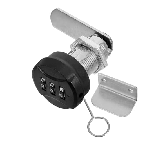 Kisangel 2 Sätze Zinklegierung Mechanisches Zahlenschloss Kombiniertes Passwortschloss für Briefkästen Möbel Aktenschränke Robust Wartungsfrei Vielseitig Einsetzbar Einfache Codeeinstellung von Kisangel