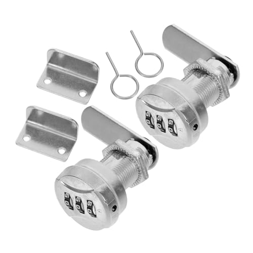 Kisangel 2 Sätze Zinklegierung Zahlenschloss Mechanisches Codeschloss für Möbel Briefkasten Schubladen Kompatibel mit Aktenschränken Vielseitiges Sicherheitsschloss ohne Batterie Kisangel 2 Sätze Zinklegierung Zahlenschloss Mechanisches Codeschloss für Möbel Briefkasten Schubladen Kompatibel mit Aktenschränken Vielseitiges Sicherheitsschloss ohne Batterie von Kisangel