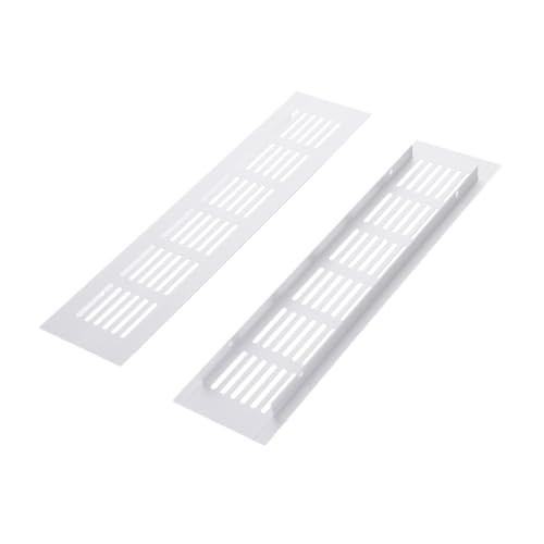 Kisangel 2 Stück Aluminiumlegierung Lüftungsgitter für Möbel Rechteckige Luftventilationsabdeckung für Schränke Kleiderschränke und Möbel zur Effektiven Belüftung Kisangel 2 Stück Aluminiumlegierung Lüftungsgitter für Möbel Rechteckige Luftventilationsabdeckung für Schränke Kleiderschränke und Möbel zur Effektiven Belüftung von Kisangel