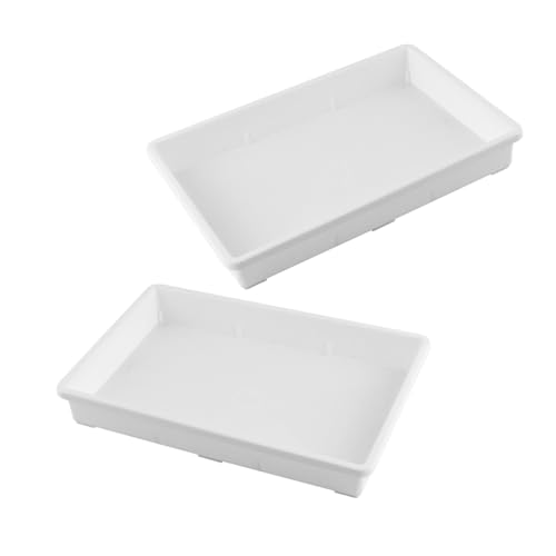 Kisangel 2er-pack Pflanzschalen Aus Kunststoff Für Den Innenbereich Pflanzenuntersetzer Für Töpfe Wasserbehälterschalen Für Bonsai Keramiktöpfe von Kisangel