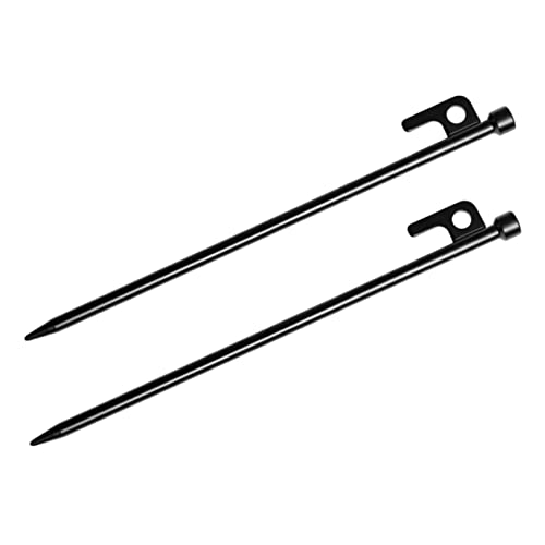 Kisangel 2 Stück Camping Zelt Heringe Metall Zeltnägel Robust Windfest für Zeltplane Pavillon Outdoor Bodenanker Heringe Sandboden Zubehör Kisangel 2 Stück Camping Zelt Heringe Metall Zeltnägel Robust Windfest für Zeltplane Pavillon Outdoor Bodenanker Heringe Sandboden Zubehör von Kisangel