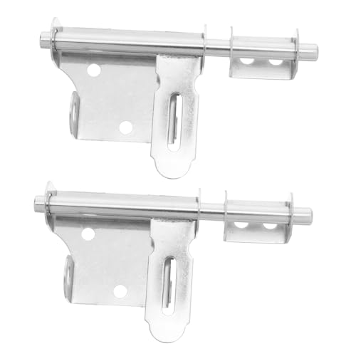 Kisangel 2 Stück Edelstahl Türschloss Schiebetürriegel Riegelschloss Rostfrei Lautlos Robust für Schlafzimmer Badezimmer Gartentor Holz Metalltüren Einfache Montage Sicherheitsschloss Kisangel 2 Stück Edelstahl Türschloss Schiebetürriegel Riegelschloss Rostfrei Lautlos Robust für Schlafzimmer Badezimmer Gartentor Holz Metalltüren Einfache Montage Sicherheitsschloss von Kisangel