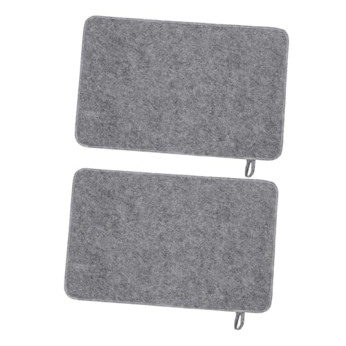 Kisangel 2 Stück Filz Saunakissen Wasserabsorbierend Wärmeisolierend Sauna Sitzmatte für Dampfbad Bad Duschraum Sauna Bank Zubehör von Kisangel