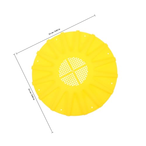 Kisangel 2 Stück Imkereibedarf Fluchtplatte Fach Bienenfluchttür Bienenzucht Werkzeug Gelb für Effiziente Bienenvolk Übertragung und Stressfreie Honigernte von Kisangel
