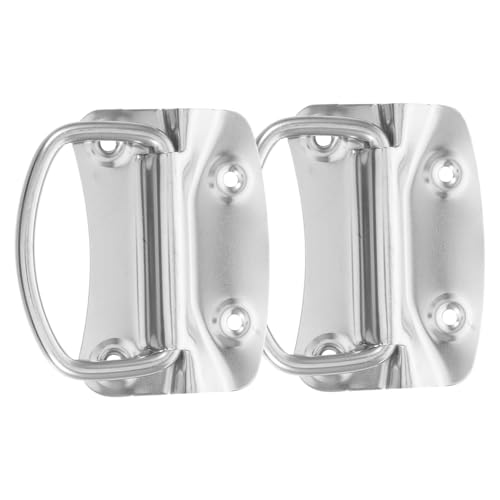 Kisangel 2 Stück Klappgriff aus Edelstahl Federbelasteter Schwerer Kistengriff für Werkzeugkisten Truhen Robuste Tragegriffe für Holzboxen und Industrielle Anwendungen Kisangel 2 Stück Klappgriff aus Edelstahl Federbelasteter Schwerer Kistengriff für Werkzeugkisten Truhen Robuste Tragegriffe für Holzboxen und Industrielle Anwendungen von Kisangel