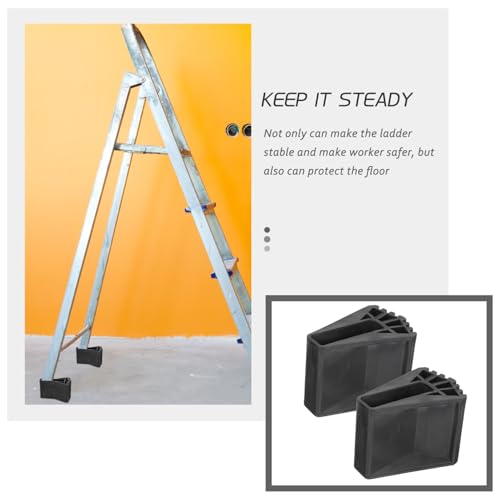 Kisangel 2 Stück Leiterfüße Schutzkappen Rutschfest Verdickt mit Großer Auflagefläche für Stabile Leiter und Bodenschutz Kompatibel mit Gängigen Leitern Zuhauseinsatz Kisangel 2 Stück Leiterfüße Schutzkappen Rutschfest Verdickt mit Großer Auflagefläche für Stabile Leiter und Bodenschutz Kompatibel mit Gängigen Leitern Zuhauseinsatz von Kisangel