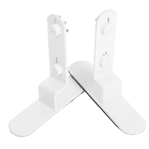 Kisangel 2 Stück Metall Pegboard Halterung Tischständer Metallhalterung ohne Bohren für Wand Tischmontage Verstellbarer Organizer zur Platzersparnis im Büro und Zuhause Weiß von Kisangel