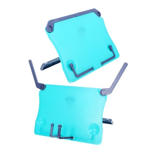 Kisangel 2 Stück Notenständer zusammenklappbarer Leseständer Buchklappständer Bücherregal lesen Musiknotenhalter Desktop -Dokumenthalter Buchhalter zum Lesen Faltbarer Buchhalter Abs Blau Kisangel 2 Stück Notenständer zusammenklappbarer Leseständer Buchklappständer Bücherregal lesen Musiknotenhalter Desktop -Dokumenthalter Buchhalter zum Lesen Faltbarer Buchhalter Abs Blau von Kisangel