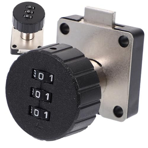 Kisangel 2 Stück Passwortschloss für Schränke Stabiles Zahlenschloss ohne Schlüssel Verstellbar Kindersicher für Büro Zuhause und Schulspinde von Kisangel