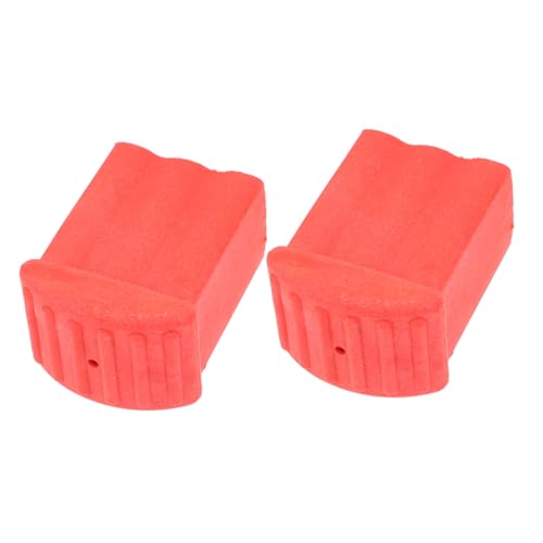 Kisangel 2 Stück Rutschfeste Gummischutzkappen für Leitern Leiterfüße aus Robustem Korrosionsbeständigem Material Einfache Montage Schutz für Böden und Verbesserte Trittsicherheit Passend von Kisangel