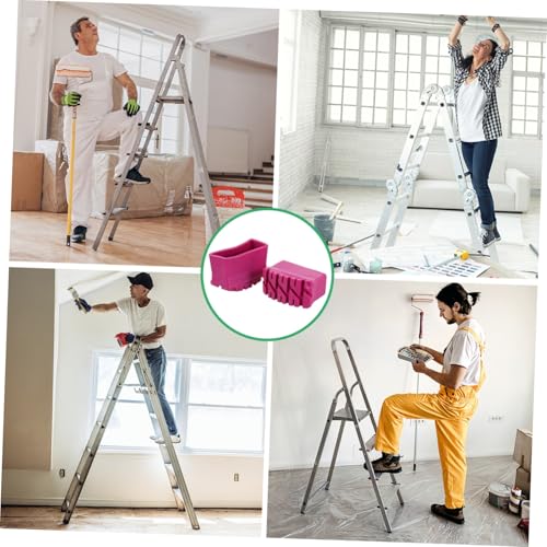 Kisangel 2 Stück Rutschfeste Leiter Gummifüße Verschleißfeste Schalldämmende Leiterfußschoner aus Gummi Einfache Montage Schutz für Böden und Stabile Standfestigkeit Geeignet für Kisangel 2 Stück Rutschfeste Leiter Gummifüße Verschleißfeste Schalldämmende Leiterfußschoner aus Gummi Einfache Montage Schutz für Böden und Stabile Standfestigkeit Geeignet für von Kisangel