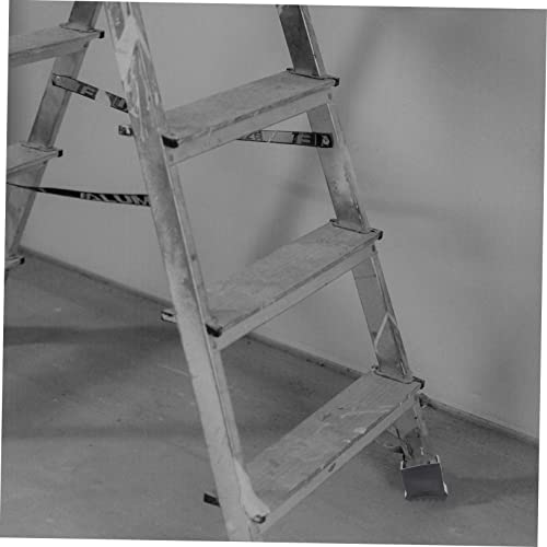 Kisangel 2 Stück Rutschfeste Leiterfußschutzkappen Verschleißfestem Gummi Schützende Fußkappen für Steh Sicherheitsleitern Geräuschdämpfend Langlebig Einfach zu Montieren Boden Schonend von Kisangel