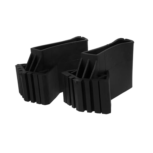 Kisangel 2 Stück Rutschfeste Leiterfußschutzkappen aus Leiter Ersatzfüße Leiterfußmatten zum Schutz von Böden Einfache Montage Kompatibel mit Klappleitern Rutschhemmend Langlebig Sicher von Kisangel