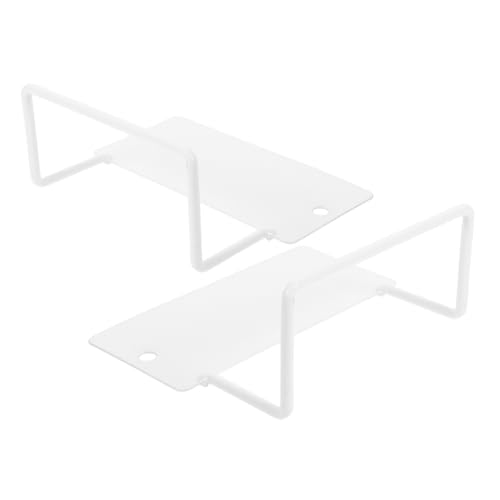 Kisangel 2 Stück Rutschfester Metall Matratzenhalter Weiß Verstellbar für Bettrahmen und Sofas Installieren Stabilisiert Matratzen Zuverlässig und Verhindert Verrutschen von Kisangel