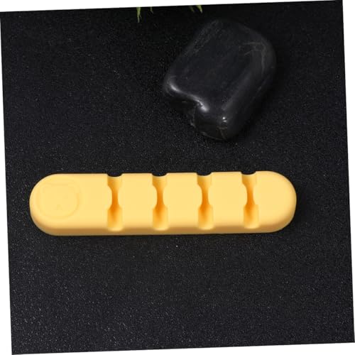 Kisangel 2 Stück Selbstklebende Silikon Kabelclips zur Kabelorganisation für Desktop datenkabel für Ladekabelhalterung und Kabelmanagement Am Arbeitsplatz in Gelb Kisangel 2 Stück Selbstklebende Silikon Kabelclips zur Kabelorganisation für Desktop datenkabel für Ladekabelhalterung und Kabelmanagement Am Arbeitsplatz in Gelb von Kisangel