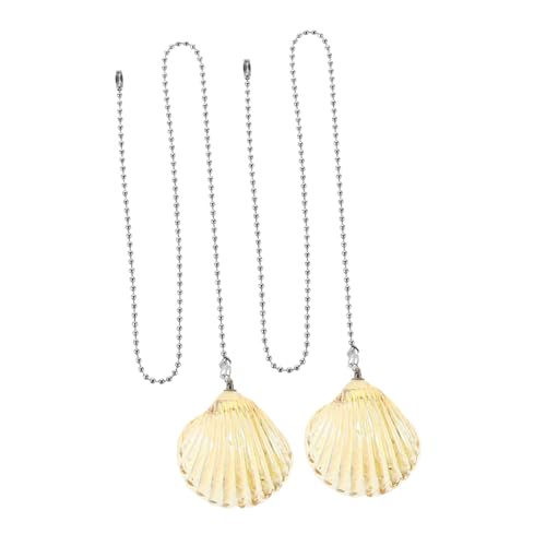 Kisangel 2 Stück Teiliges Deckenventilator Zugkette mit Muschelanhänger Klassische -dekoration Passend für Licht Deckenventilatoren Einfache Montage Stilvolles Design Kisangel 2 Stück Teiliges Deckenventilator Zugkette mit Muschelanhänger Klassische -dekoration Passend für Licht Deckenventilatoren Einfache Montage Stilvolles Design von Kisangel