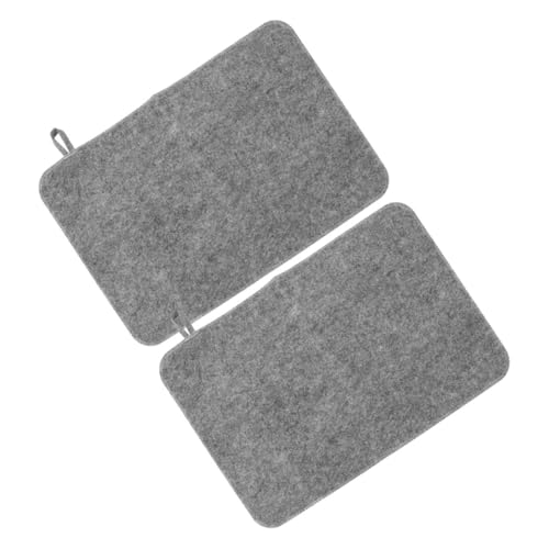 Kisangel 2 Stück Teiliges Filz Sauna Sitzkissen mit Dicker Wärmedämmung Wasserabsorbierend und Hitzebeständig Sauna Matte für Bad Bankschutz für Zuhause und Wellnessbereiche von Kisangel