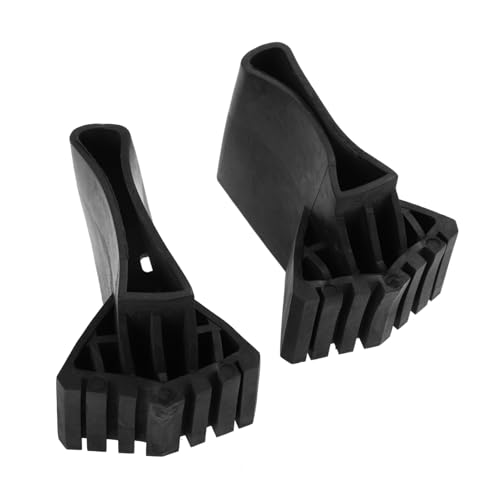 Kisangel 2 Stück Teiliges Leiterfußschutz Rutschfest Strapazierfähig Schutzkappen für Klappbare Leitern Fußkappen Leiterfüße Bodenschutz für Fliesen Teppich von Kisangel