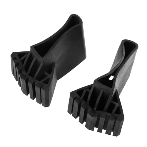 Kisangel 2 Stück Teiliges Leiterfußschutz Verschleißfestem Material Rutschfeste Leiterfüße für Mehr Stabilität Bodenschutz und Sichere Nutzung bei Haushalts Klappleitern von Kisangel