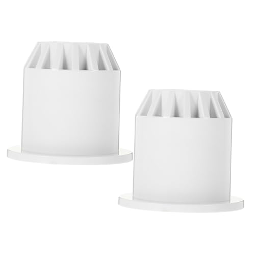 Kisangel 2 Stück Teiliges PVC Schlauchadapter Kompatibel mit Intex Solar Pro Langlebiger Pool Schlauchadapter Ersatz Einfache Installation für Pool Zubehör von Kisangel