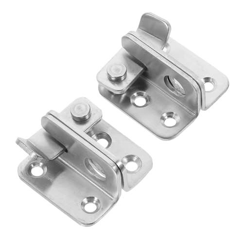 Kisangel 2 Stück Teiliges Türschloss Rostfreiem Edelstahl Langlebiger Schiebetür riegel mit Einfachem Anti pick mechanismus Ergonomisch Gestaltet für Haustiertüren Sicherheitsbewusste Kisangel 2 Stück Teiliges Türschloss Rostfreiem Edelstahl Langlebiger Schiebetür riegel mit Einfachem Anti pick mechanismus Ergonomisch Gestaltet für Haustiertüren Sicherheitsbewusste von Kisangel