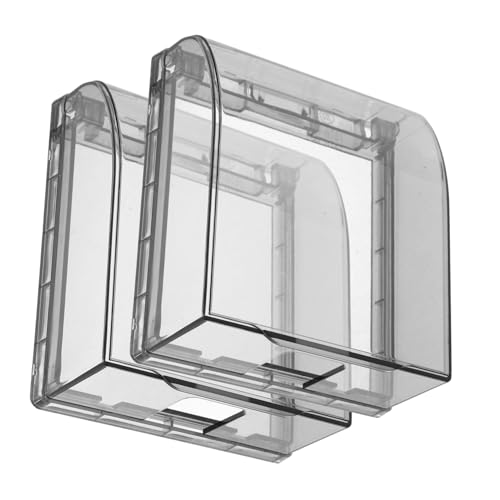 Kisangel 2 Stück Teiliges Wasserdichtes Steckdosenschutz Modell Spritzwassergeschützt Selbstklebend für Badezimmer und Haushalt Klappbar Schutzabdeckung für Wandsteckdosen Dunkelgrau Kisangel 2 Stück Teiliges Wasserdichtes Steckdosenschutz Modell Spritzwassergeschützt Selbstklebend für Badezimmer und Haushalt Klappbar Schutzabdeckung für Wandsteckdosen Dunkelgrau von Kisangel