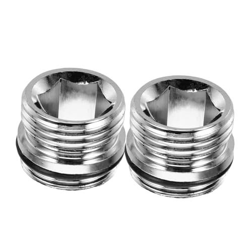 Kisangel 2 Stück Teiliges Wasserhahnadapter aus Langlebigem Material Kompatibel mit Küchen und Badarmaturen Präzise Gewinde für Dichten Sitz Vielseitig Einsetzbar für Gartenschläuche von Kisangel