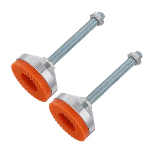 Kisangel 2 Stück Verstellbare Schwerlast-nivellierfüße aus Karbonstahl mit Gewinde und Basis rutschfeste Schwenkbare Maschinen Werkbankfüße für Möbel Werkbänke Schränke Stoßdämpfend Kisangel 2 Stück Verstellbare Schwerlast-nivellierfüße aus Karbonstahl mit Gewinde und Basis rutschfeste Schwenkbare Maschinen Werkbankfüße für Möbel Werkbänke Schränke Stoßdämpfend von Kisangel