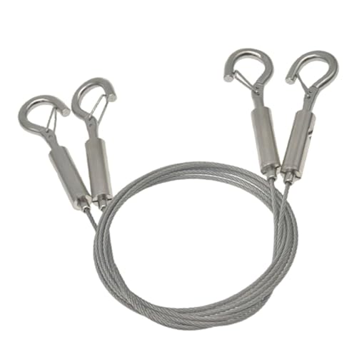 Kisangel 2 Stück Verstellbares Bildaufhänge Rostfreiem Edelstahl teiliges Drahtseil für Bilderrahmen Stabile Aufhängung für Fotos Leinwandbilder und Wanddekorationen Kisangel 2 Stück Verstellbares Bildaufhänge Rostfreiem Edelstahl teiliges Drahtseil für Bilderrahmen Stabile Aufhängung für Fotos Leinwandbilder und Wanddekorationen von Kisangel