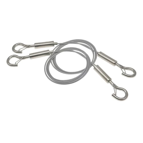 Kisangel 2 Stück Verstellbares Bildaufhängeset aus rostfreiem Stahl Bilderschnur mit Drahtseil für Rahmen Lampen Dekorationen in Büro Schule Zuhause Kisangel 2 Stück Verstellbares Bildaufhängeset aus rostfreiem Stahl Bilderschnur mit Drahtseil für Rahmen Lampen Dekorationen in Büro Schule Zuhause von Kisangel