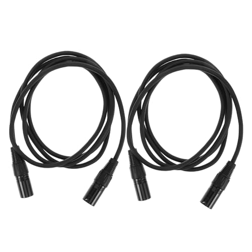 Kisangel 2 Stück Xlr Mikrofonkabel Balanced Audio Kabel Male zu Male Langlebig Hohe Übertragungsqualität Geeignet für Studio Veranstaltungen Radiostationen und Lautsprechersysteme von Kisangel