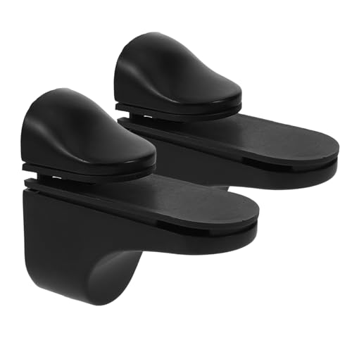 Kisangel 2 Stück Zinklegierung Glasregalhalter Stabile und Langlebige Glasklemmen für Glasböden Einfach zu Montieren Geeignet für Badezimmer und Display Schwarz Heavy Duty Regalbodenträger Kisangel 2 Stück Zinklegierung Glasregalhalter Stabile und Langlebige Glasklemmen für Glasböden Einfach zu Montieren Geeignet für Badezimmer und Display Schwarz Heavy Duty Regalbodenträger von Kisangel