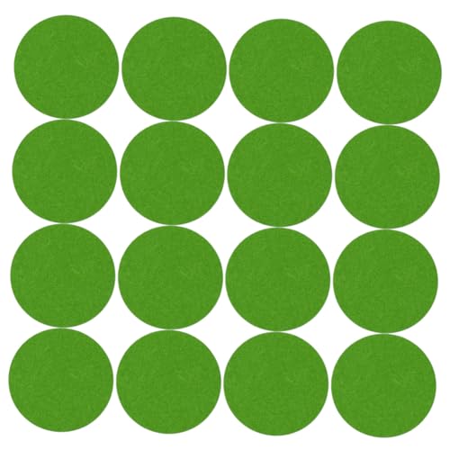 Kisangel 20 Stück Filzmatten Grün rutschfeste Wasserabweisende Blumentopf Möbelunterlagen Hitzeisolierende Filzschutzmatten für Stühle Pflanztopf Untersetzer Bodenschutz Zuhause von Kisangel