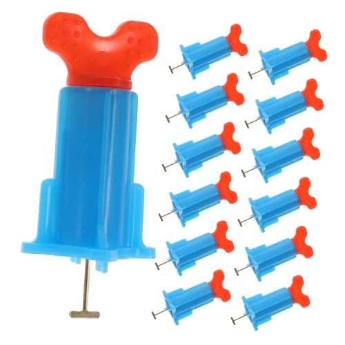 Kisangel 20 Stück Teiliges Fliesen nivelliersystem mit Verstellbarem Stahl pin Wiederverwendbares Fliesen abstandhalter Genaue Wand Bodenfliesen positionierung Zeitsparendes von Kisangel