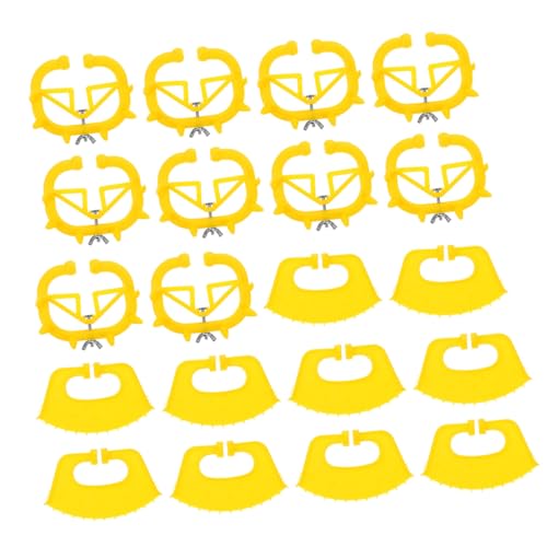 Kisangel 20 Stück Teiliges Kunststoff Rinder nasenklammern Verschleißfestes Kalb entwöhnungswerkzeug Glatte Oberfläche Sicher für Vieh Verhindert Saugen und Stress Beim Absetzen von Kisangel