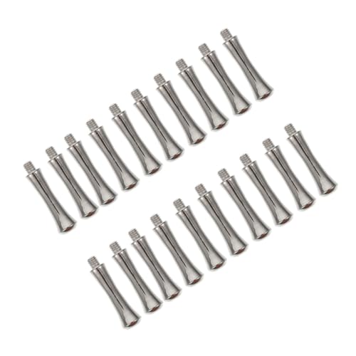 Kisangel 20 Stück Teiliges Metall Haar scheren Ersatz Fingerauflage Ergonomisch für Friseure Barber Vibrationdämpfend Langlebiges Zubehör von Kisangel