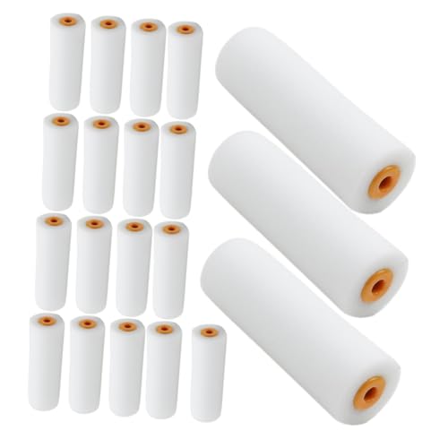 Kisangel 20 Stück Teiliges Mini Farbroller für Wasserbasierte Latex Ölfarben Gleichmäßige Farbabgabe Präziser Strukturroller mit Fingertip prägung für Wände Möbel und Türen Kisangel 20 Stück Teiliges Mini Farbroller für Wasserbasierte Latex Ölfarben Gleichmäßige Farbabgabe Präziser Strukturroller mit Fingertip prägung für Wände Möbel und Türen von Kisangel