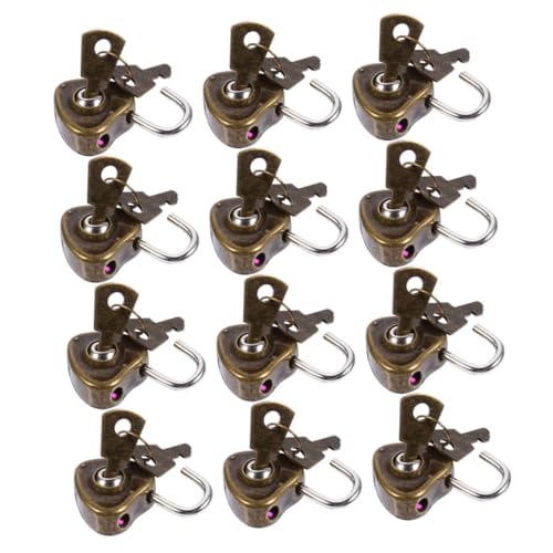 Kisangel 25 Stück Teiliges Vintage Herz Vorhängeschloss aus Robustem Legierungsstahl mit Schlüssel Rostbeständig Kompakt und Leicht für Gepäck Schmuckkästchen Tagebücher und Dekorative Kisangel 25 Stück Teiliges Vintage Herz Vorhängeschloss aus Robustem Legierungsstahl mit Schlüssel Rostbeständig Kompakt und Leicht für Gepäck Schmuckkästchen Tagebücher und Dekorative von Kisangel