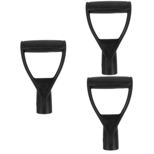 Kisangel 3 Stück D Förmiger Schaufelgriff Kunststoff Praktischer Ersatzgriff für Gartenwerkzeuge und Langlebig für Gartenarbeiten Schaufeln und Rasenpflege von Kisangel