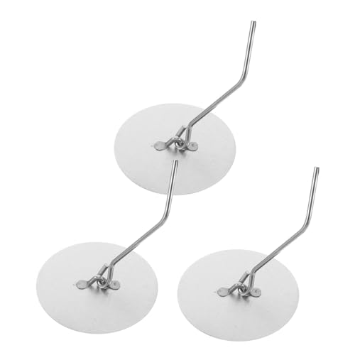 Kisangel 3 Stück Edelstahl Feuerschalenabdeckung Teiliges Feuersichere Outdoor Abdeckung mit Moderner Optik Multifunktional als Tischplatte für Garten und Terrasse Rostfrei und Langlebig von Kisangel