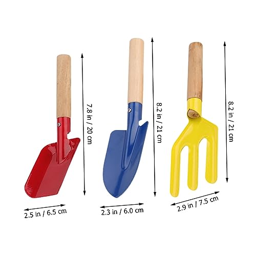 Kisangel 3 Stück Gartenwerkzeug-Set Schaufel Rasen Handwerkzeuge für Gartenarbeit Grubber Handkellen Kelle mit Holzgriff Handkellen für den Garten Pflanzkelle Metall Kisangel 3 Stück Gartenwerkzeug-Set Schaufel Rasen Handwerkzeuge für Gartenarbeit Grubber Handkellen Kelle mit Holzgriff Handkellen für den Garten Pflanzkelle Metall von Kisangel