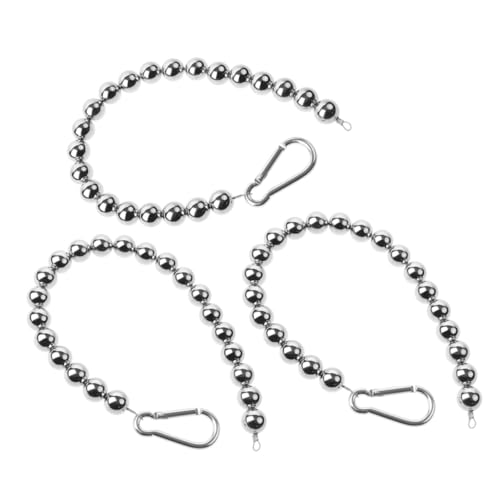 Kisangel 3 Stück Teiliges Flagpole Beaded Retainer Rings aus Poliertem Edelstahl mit Clip Kompatibel Einfache Befestigung Stilvolle Befestigungsringe für Fahnenmast und Flaggenhalterungen Kisangel 3 Stück Teiliges Flagpole Beaded Retainer Rings aus Poliertem Edelstahl mit Clip Kompatibel Einfache Befestigung Stilvolle Befestigungsringe für Fahnenmast und Flaggenhalterungen von Kisangel