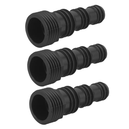 Kisangel 3 Stück Teiliges Gartenschlauch adapter Robustem Kunststoff Schnell Verbindbare Schlauchkupplungen für Sprinkler Widerstandsfähig Installieren Kompatibel mit Bewässerungsgeräten von Kisangel