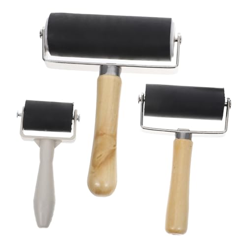 Kisangel 3 Stück Teiliges Gummiroller set für Linoldruck und Bastelprojekte Vielseitige Farbwalzen Langlebig und Einfach zu Bedienen für Künstler und Heimwerker Kisangel 3 Stück Teiliges Gummiroller set für Linoldruck und Bastelprojekte Vielseitige Farbwalzen Langlebig und Einfach zu Bedienen für Künstler und Heimwerker von Kisangel