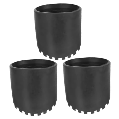 Kisangel 3 Stück Teiliges Rutschfeste Gummi leiterfüße Leiterfußschutz mit Verstärkter Auflagefläche für Stabile Teleskopleitern und Effektiven Bodenschutz Langlebig und Verschleißfest von Kisangel