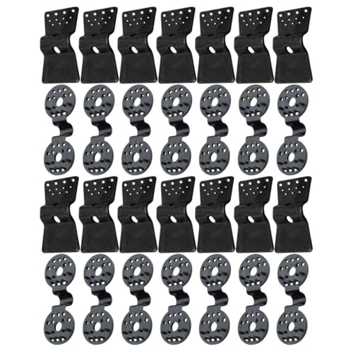 Kisangel 30 Stück Garten Netz Clips Wiederverwendbare Schattenschutz Clips für Gewächshaus UV Beständige Befestigungsclips Kunststoff Runde und Quadratische Formen und Robust von Kisangel