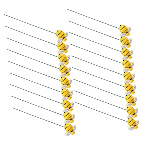 Kisangel 30 Stück Teiliges Bee Plant Pot Pick Wetterfeste Gartenstecker mit Lebensechtem Bienenmotiv Dekorative Outdoor Gartenkunst für Blumentöpfe Grünflächen und Wege Vielseitige Kisangel 30 Stück Teiliges Bee Plant Pot Pick Wetterfeste Gartenstecker mit Lebensechtem Bienenmotiv Dekorative Outdoor Gartenkunst für Blumentöpfe Grünflächen und Wege Vielseitige von Kisangel