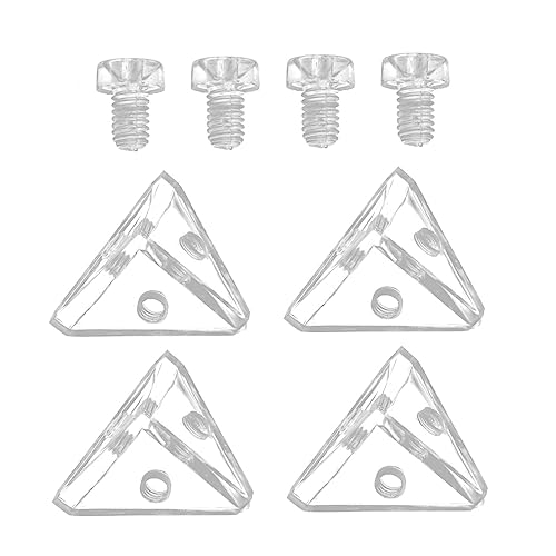 Kisangel 4 Sätze Transparente Acryl Eckwinkel Rechteckige Halterung für Acrylglasregale Stabile Eckverbindung für Acrylplatten Präzise Gefertigt Langlebig und Vielseitig Einsetzbar Kisangel 4 Sätze Transparente Acryl Eckwinkel Rechteckige Halterung für Acrylglasregale Stabile Eckverbindung für Acrylplatten Präzise Gefertigt Langlebig und Vielseitig Einsetzbar von Kisangel